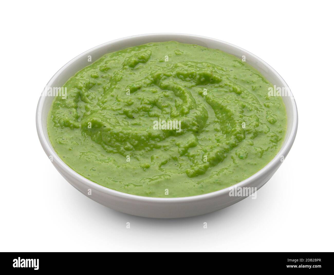 Swirl of wasabi sauce isolated on white background Stock Photo Alamy
