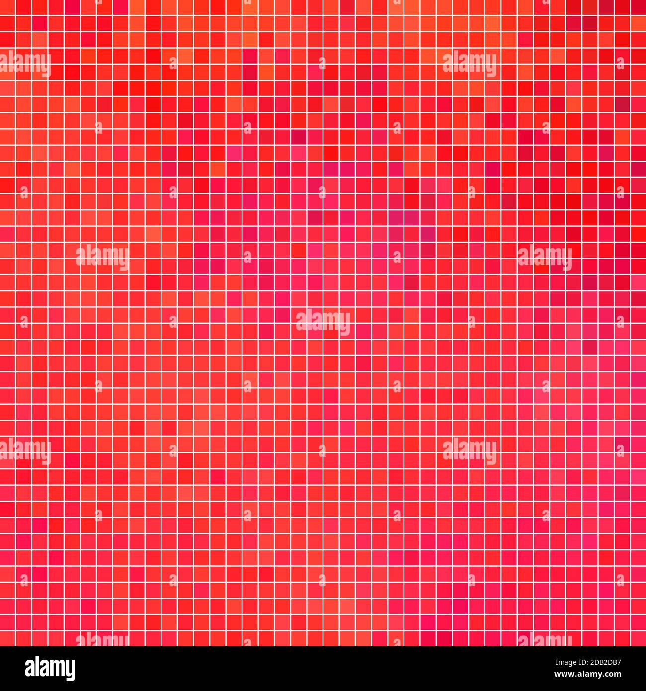 abstract square pixel mosaic background - red Stock Photo - Alamy