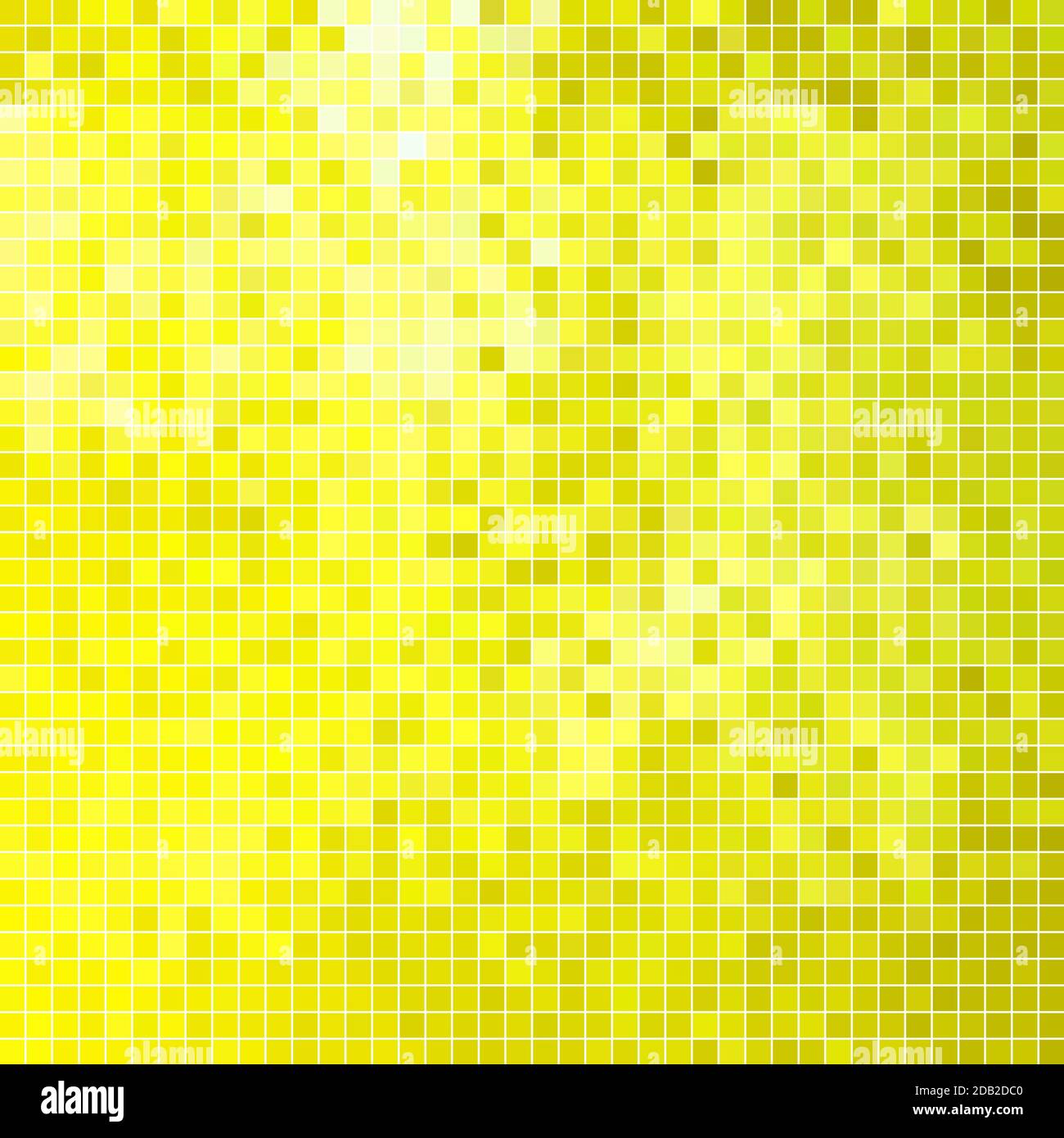 abstract square pixel mosaic background - yellow Stock Photo - Alamy
