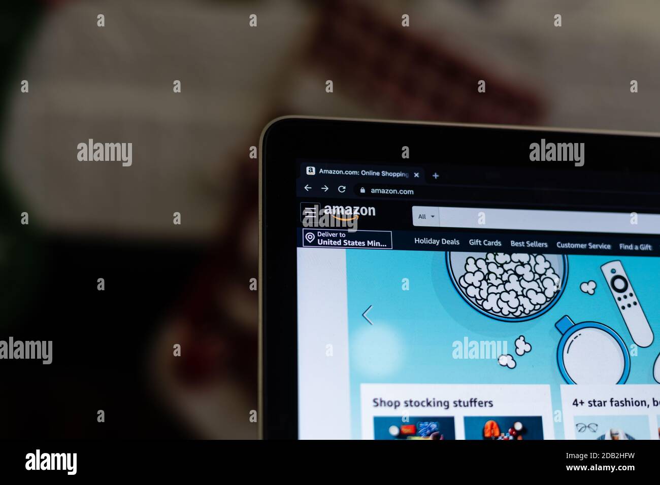 Kyiv, Ukraine - November 16, 2020: Amazon Smarter Shopping, Better Living  website browser home page Stock Photo - Alamy