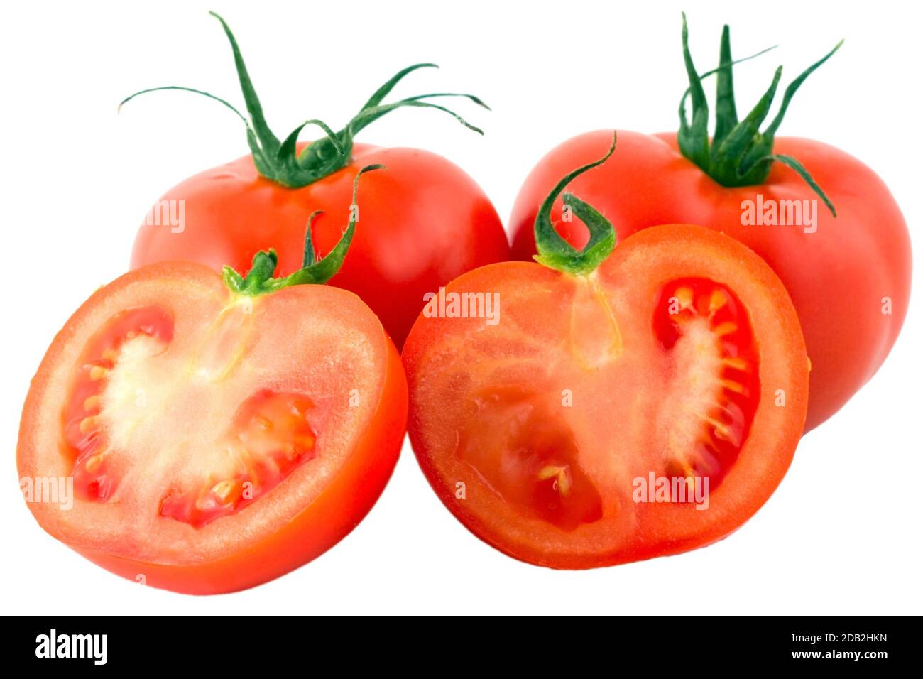 tomatoes isolated on white background Stock Photo - Alamy