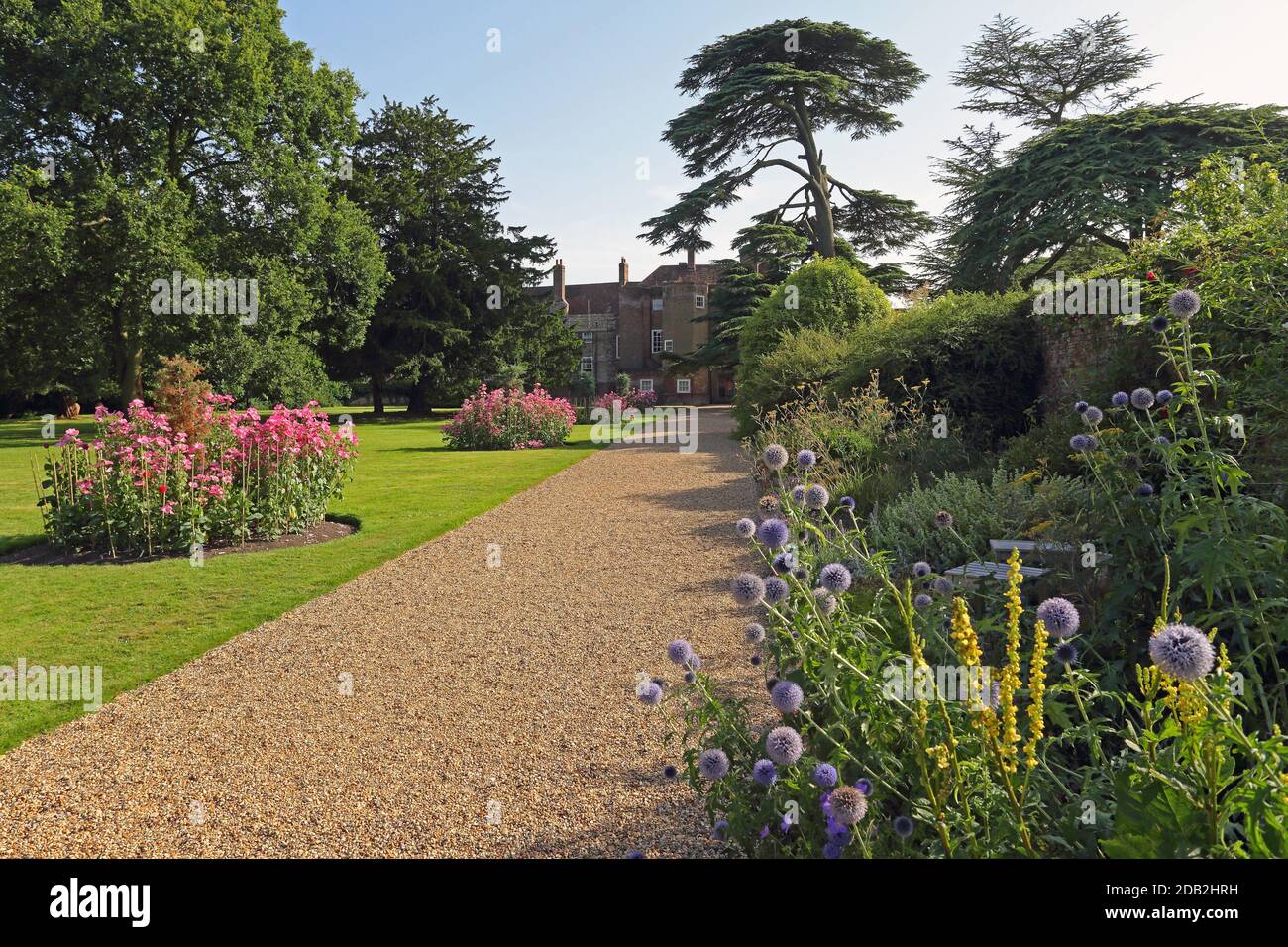 Lullingstone Castle and The wold Garden of Plants in  Eynsford,Kent ,UK Stock Photo