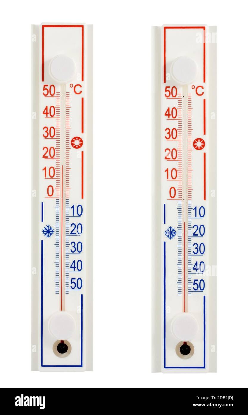 https://c8.alamy.com/comp/2DB2JDJ/thermometer-in-hot-environment-and-thermometer-in-cold-environment-2DB2JDJ.jpg