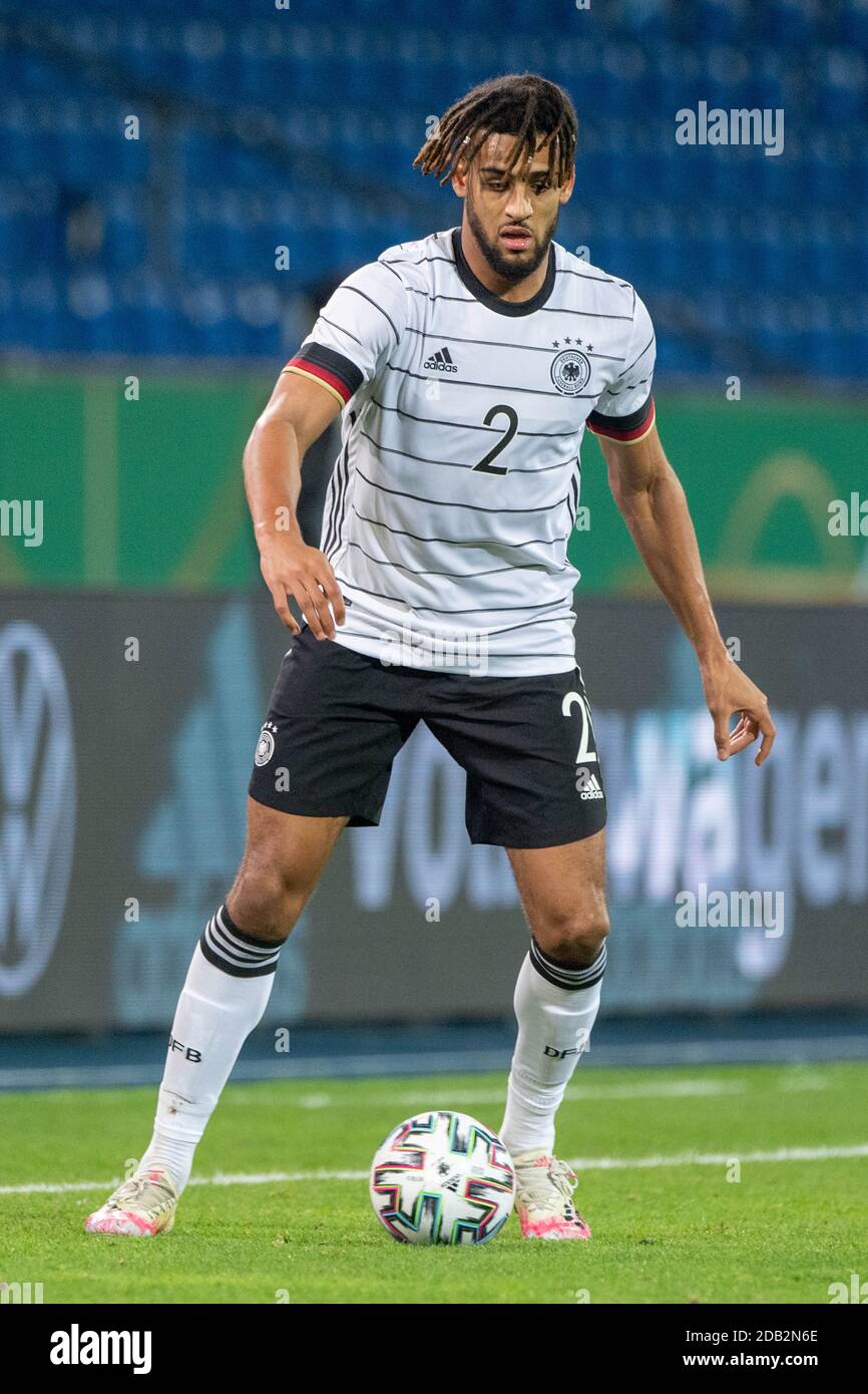 Josha VAGNOMAN (GER) with ball, single action with ball, action, football Laenderspiel, U21, friendly game, Germany (GER) - Slovenia (SLO) 1: 1, on November 12th, 2020 in Braunschweig / Germany. ¬ | usage worldwide Stock Photo