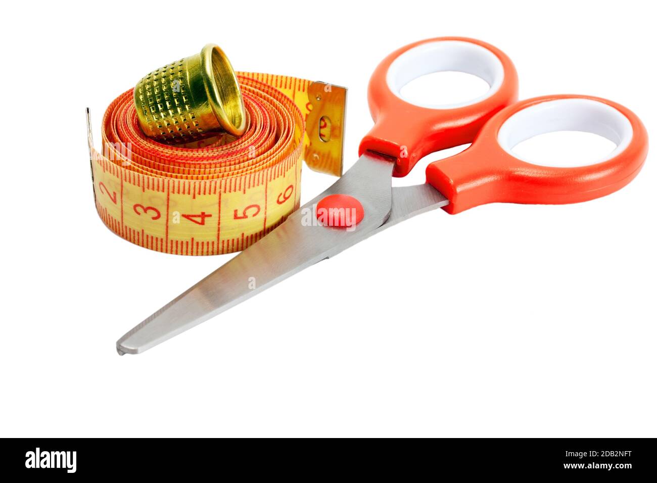 Scissors tape measure hi-res stock photography and images - Alamy