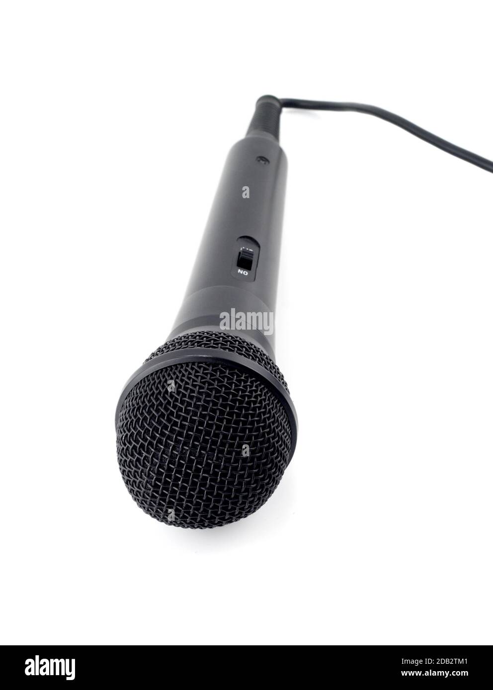 dynamic mic karaoke isolated on white background Stock Photo Alamy