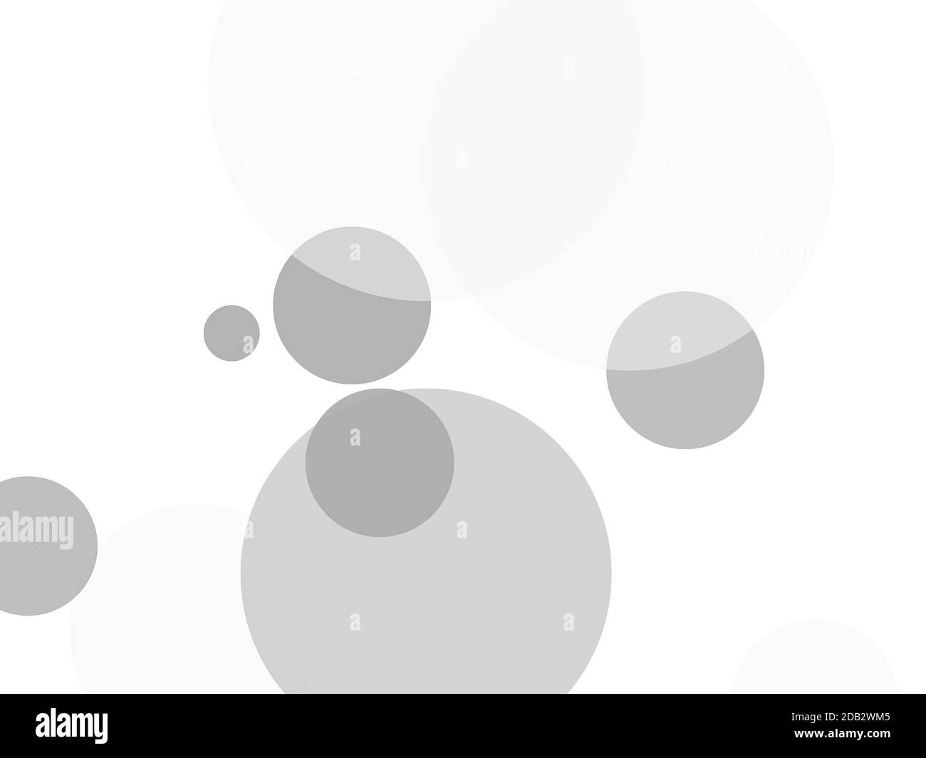 Abstract minimalist grey illustration with circles and background Stock ...