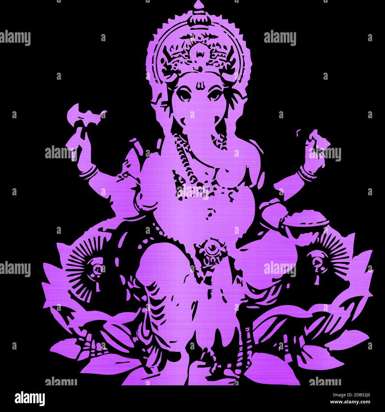 White Tee With Seated Ganesha White Tee With Seated Ganesha