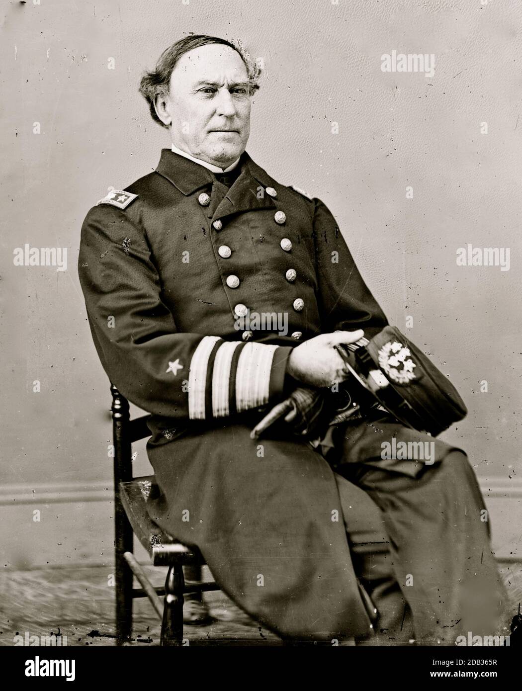 Admiral David Glasgow Farragut. Stock Photo