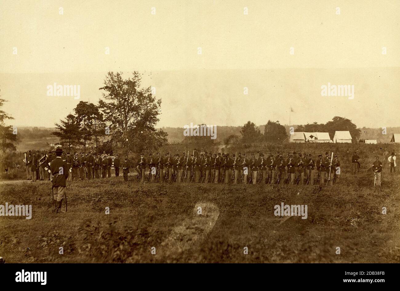 8th U.S. Infantry at Headquarters Army of Potomac near Fairfax Court