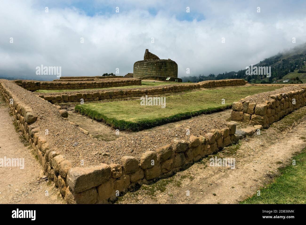 Ingapirca, temple of the sun, Ecuador Stock Photo - Alamy