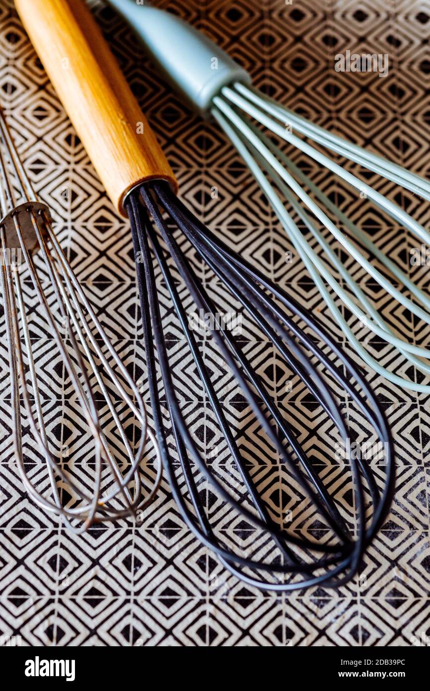 Whisks Cooking Equipment Stock Photo Alamy