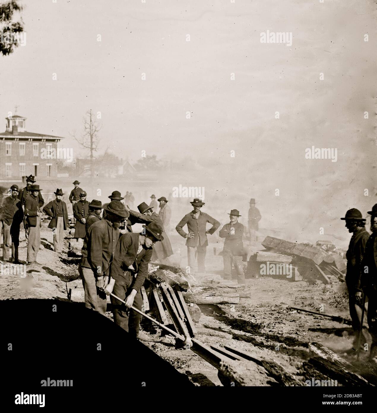 Destroying railroad track hi-res stock photography and images - Alamy