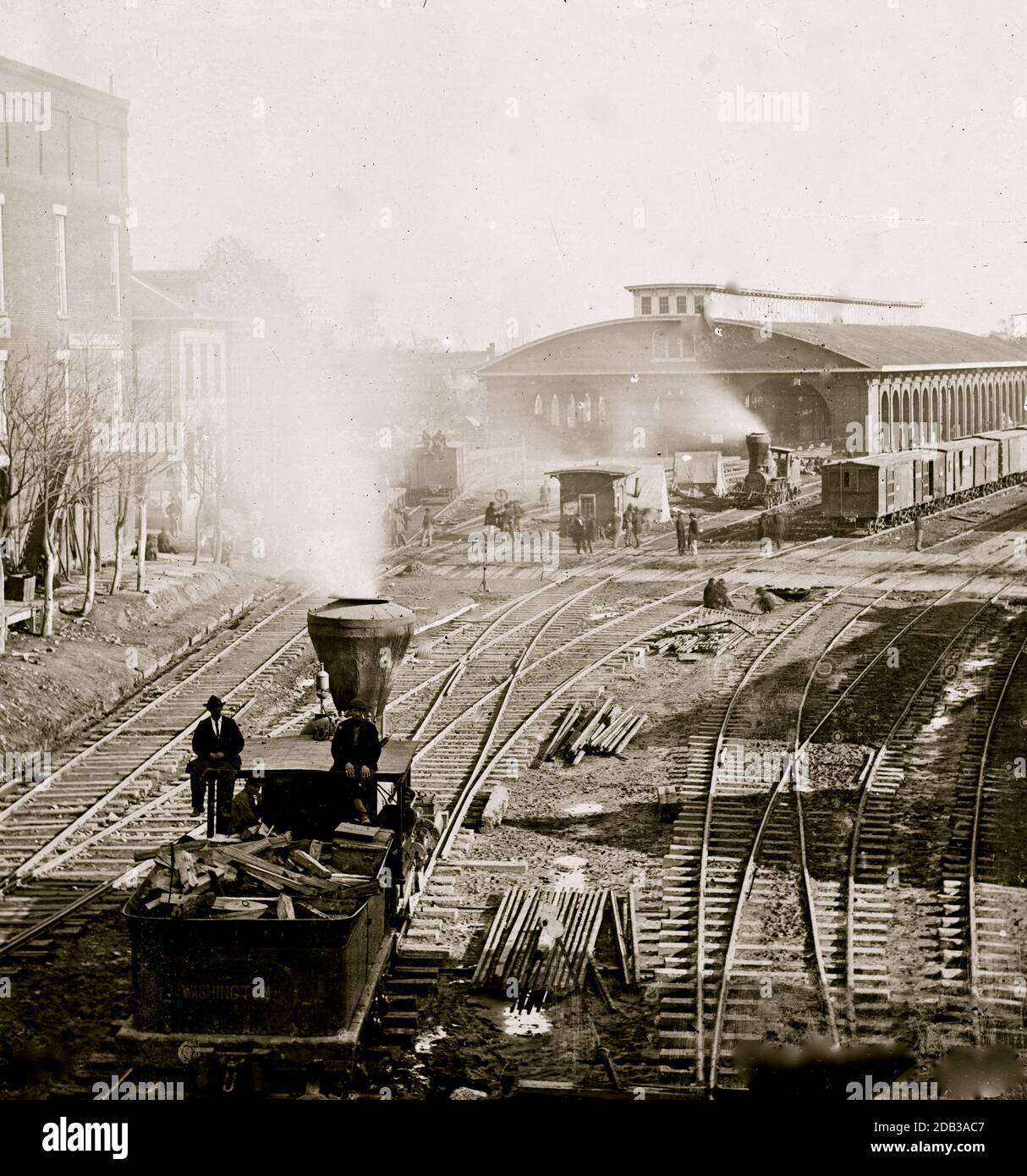Civil war railroad hi-res stock photography and images - Alamy