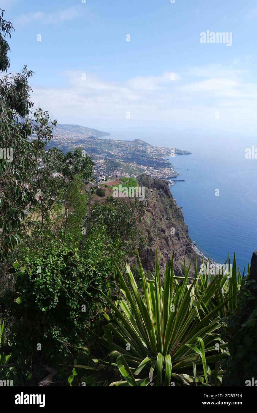 View from Cabo Girao, Madeira Stock Photo