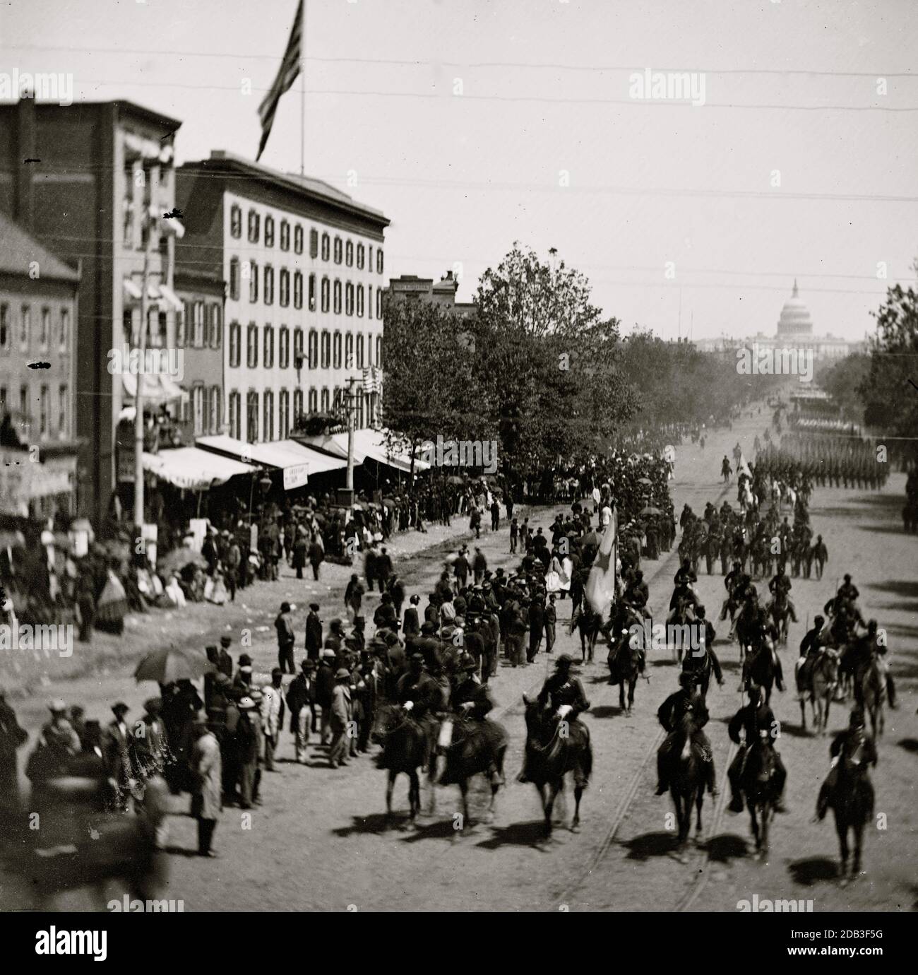 Grand review of army washington dc hi-res stock photography and images ...