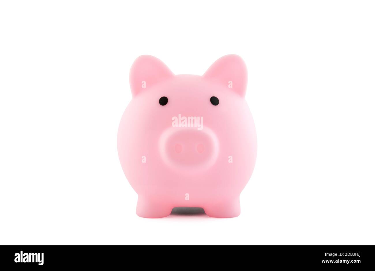 Pink piggy bank isolated on white with clipping path Stock Photo - Alamy