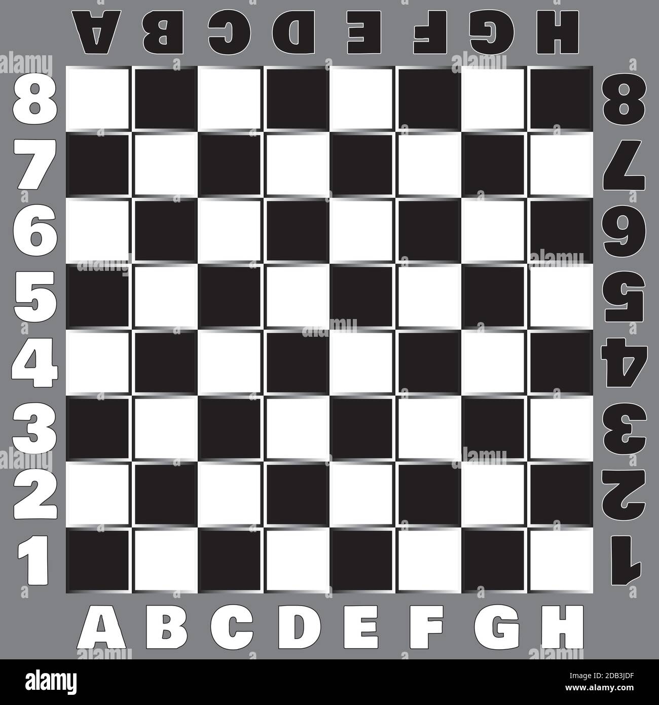 Chess board illusion hi-res stock photography and images - Alamy