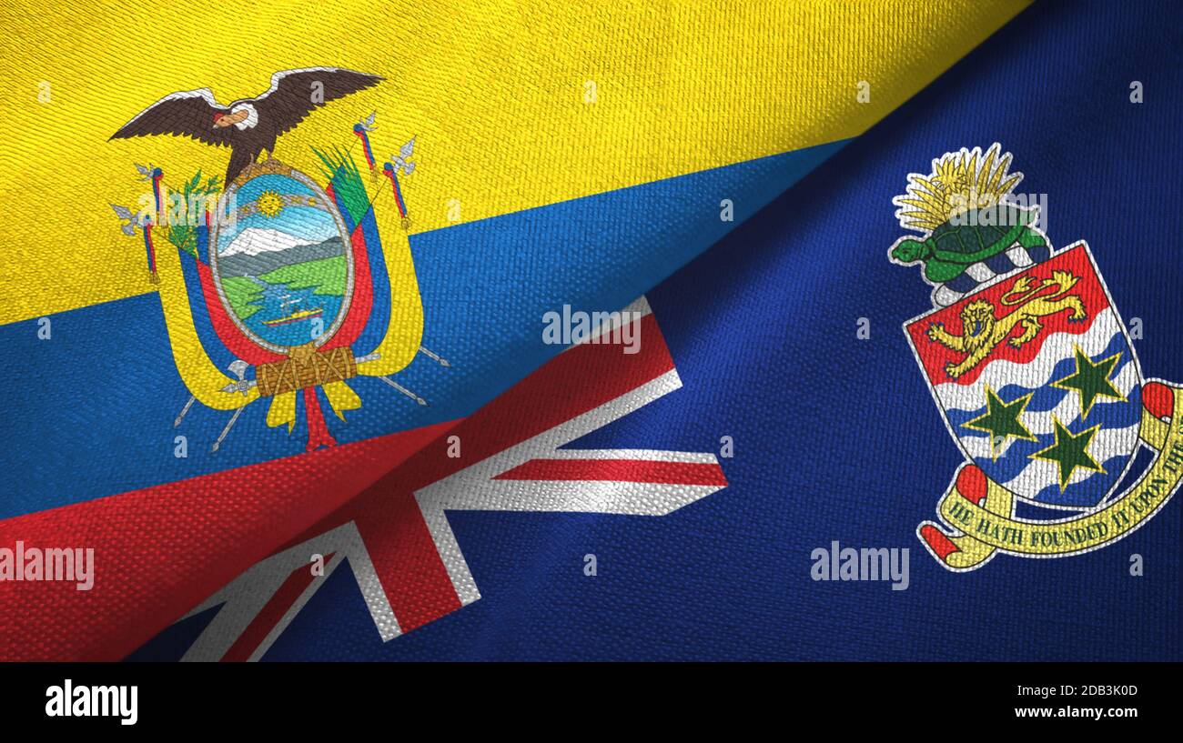 Ecuador cayman islands flag hi-res stock photography and images - Alamy