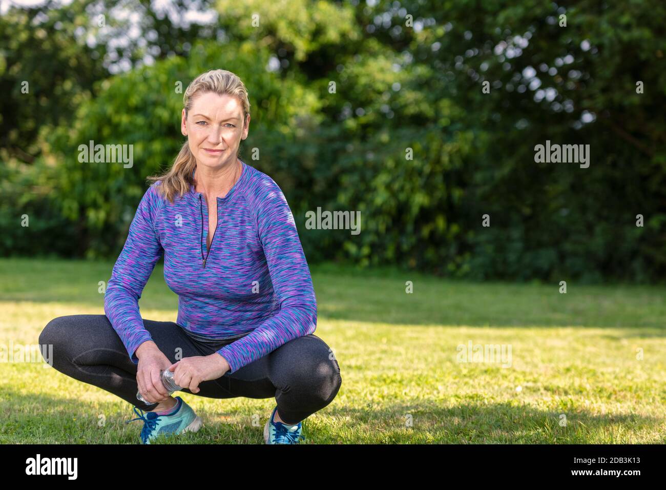 Attractive middle aged blonde woman hi-res stock photography and images ...