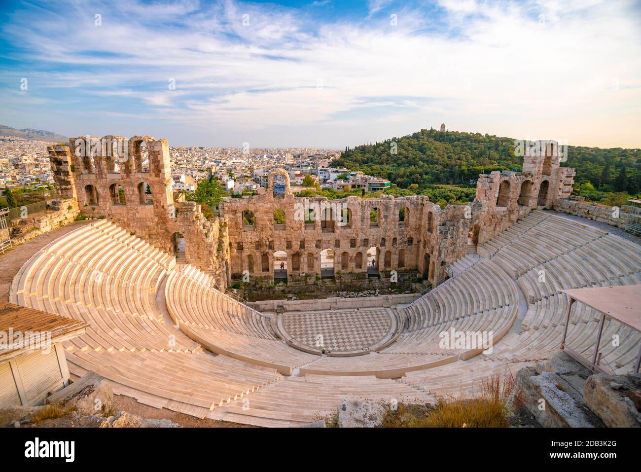 Odeon of Herodes Atticus theater, Athens, Greece Stock Photo