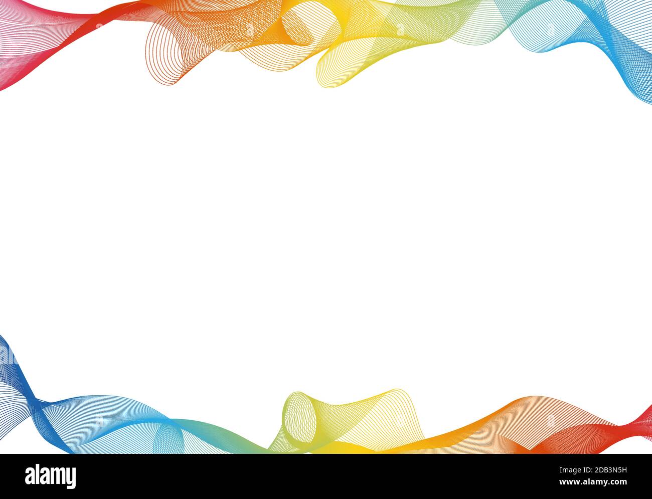 Blending wavy light lines network colorful deco graphic element