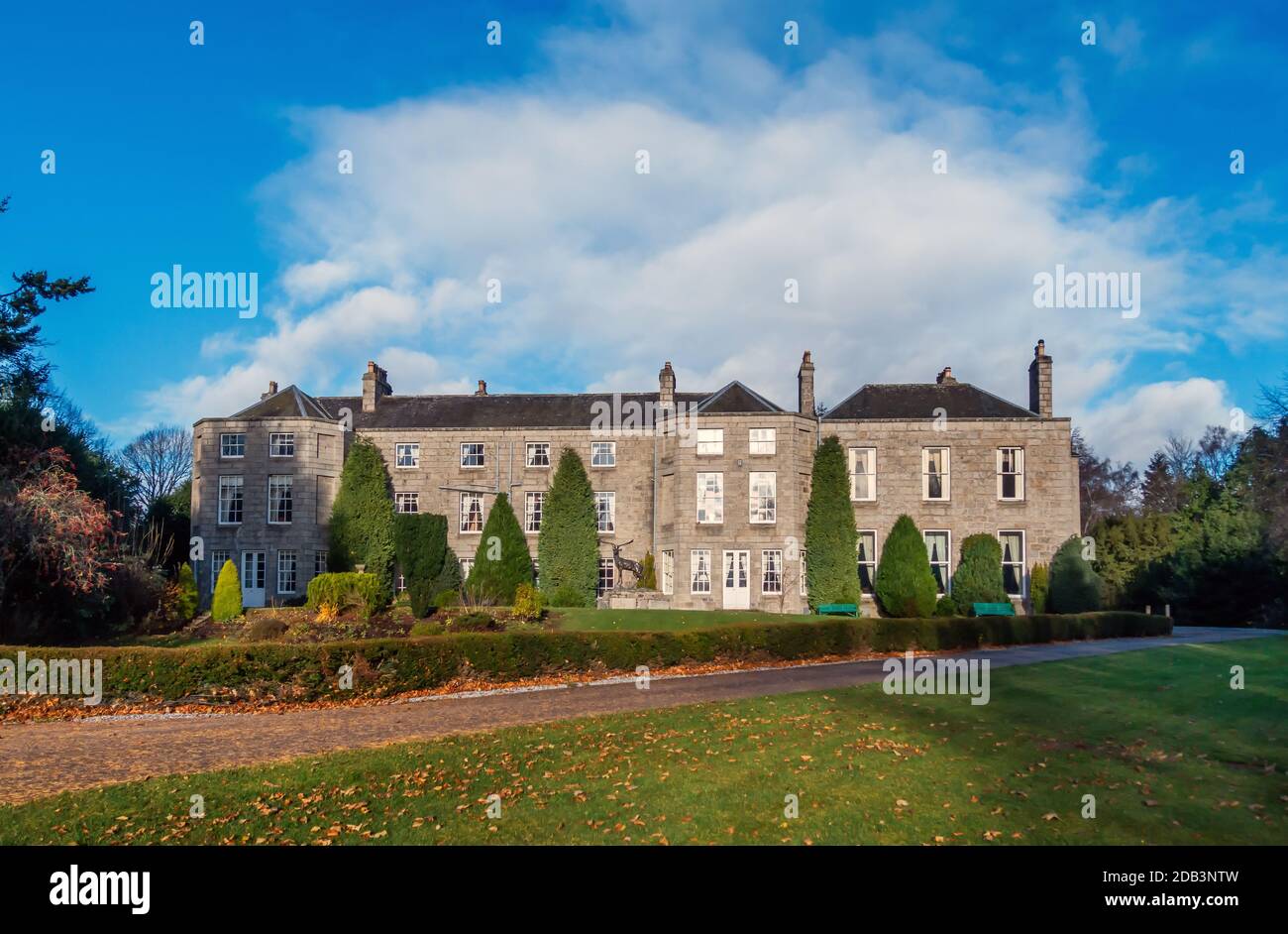 The Castle Hotel in the town of Huntly, Aberdeenshire, Scotland, UK Stock Photo