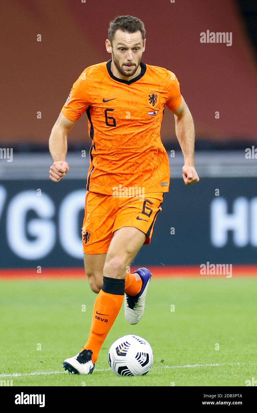 Amsterdam 15 11 2020 Johancruyff Arena Football Season 2020 2021 Nations League Game Between Netherlands And Bosnia 3 1 Stefan De Vrij Stock Photo Alamy