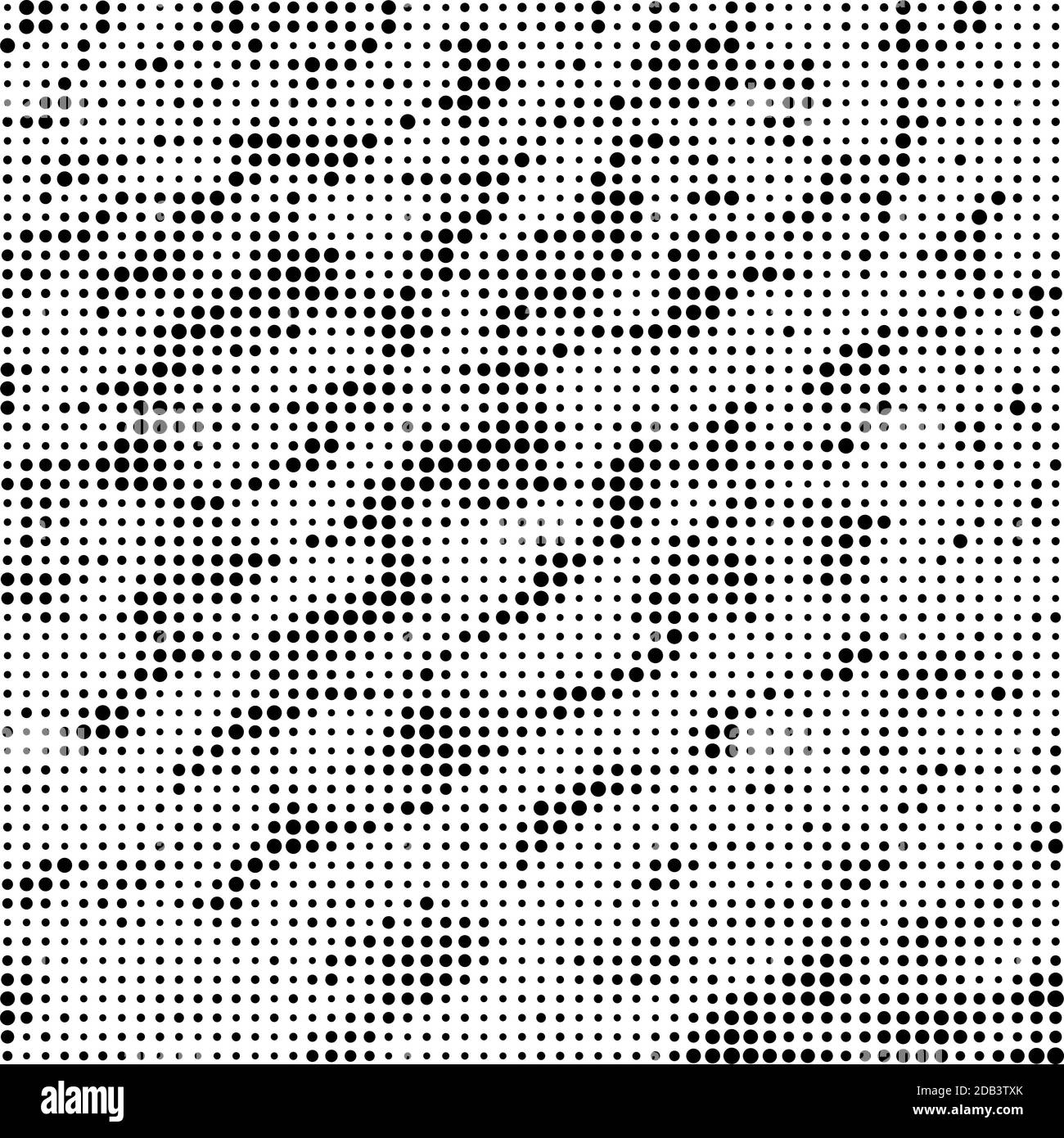 Halftone Pattern. Set of Dots. Dotted Texture on White Background ...