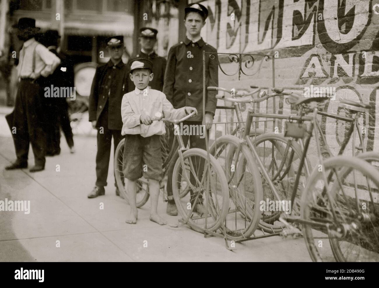 Florida Memory • Western Union messenger boys - Jacksonville, Florida.