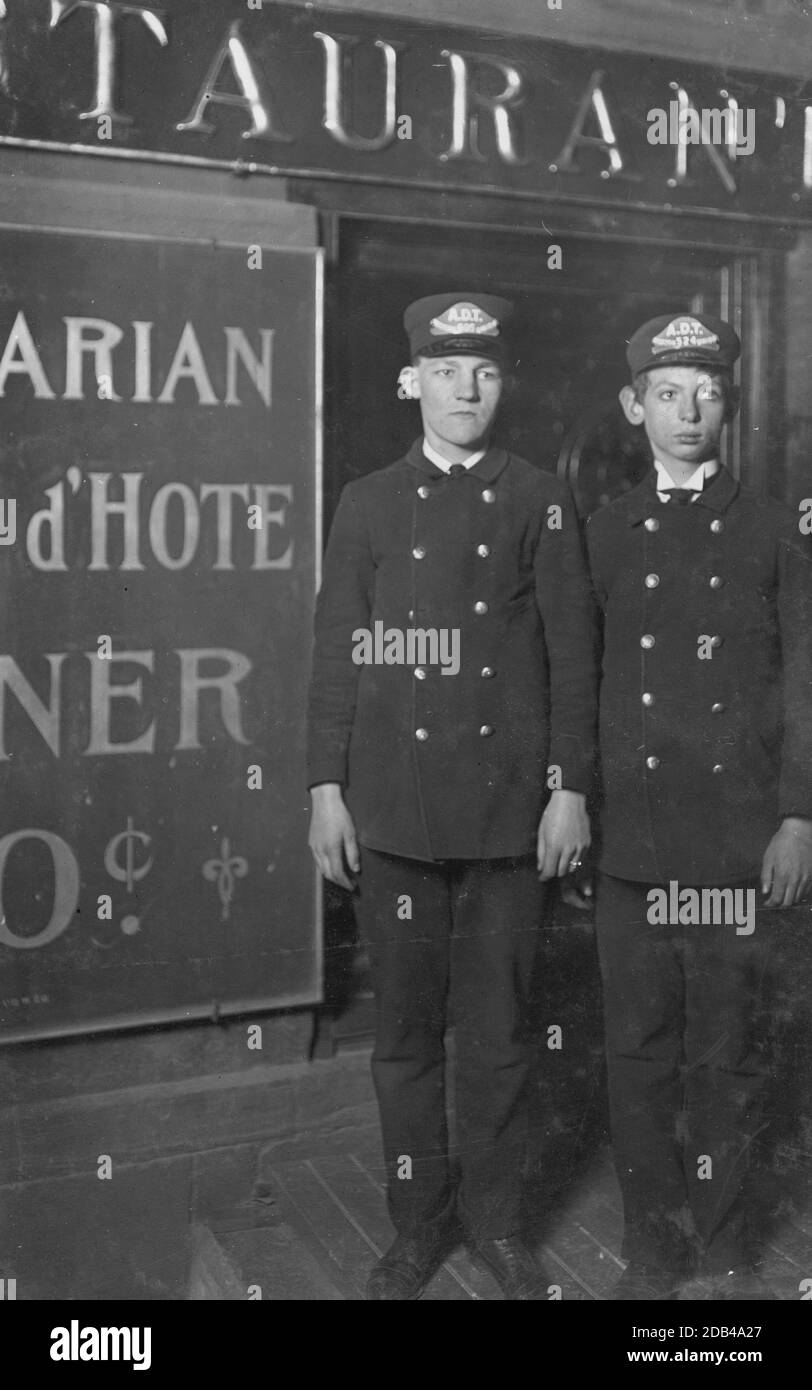 Florida Memory • Western Union messenger boys - Tampa, Florida.