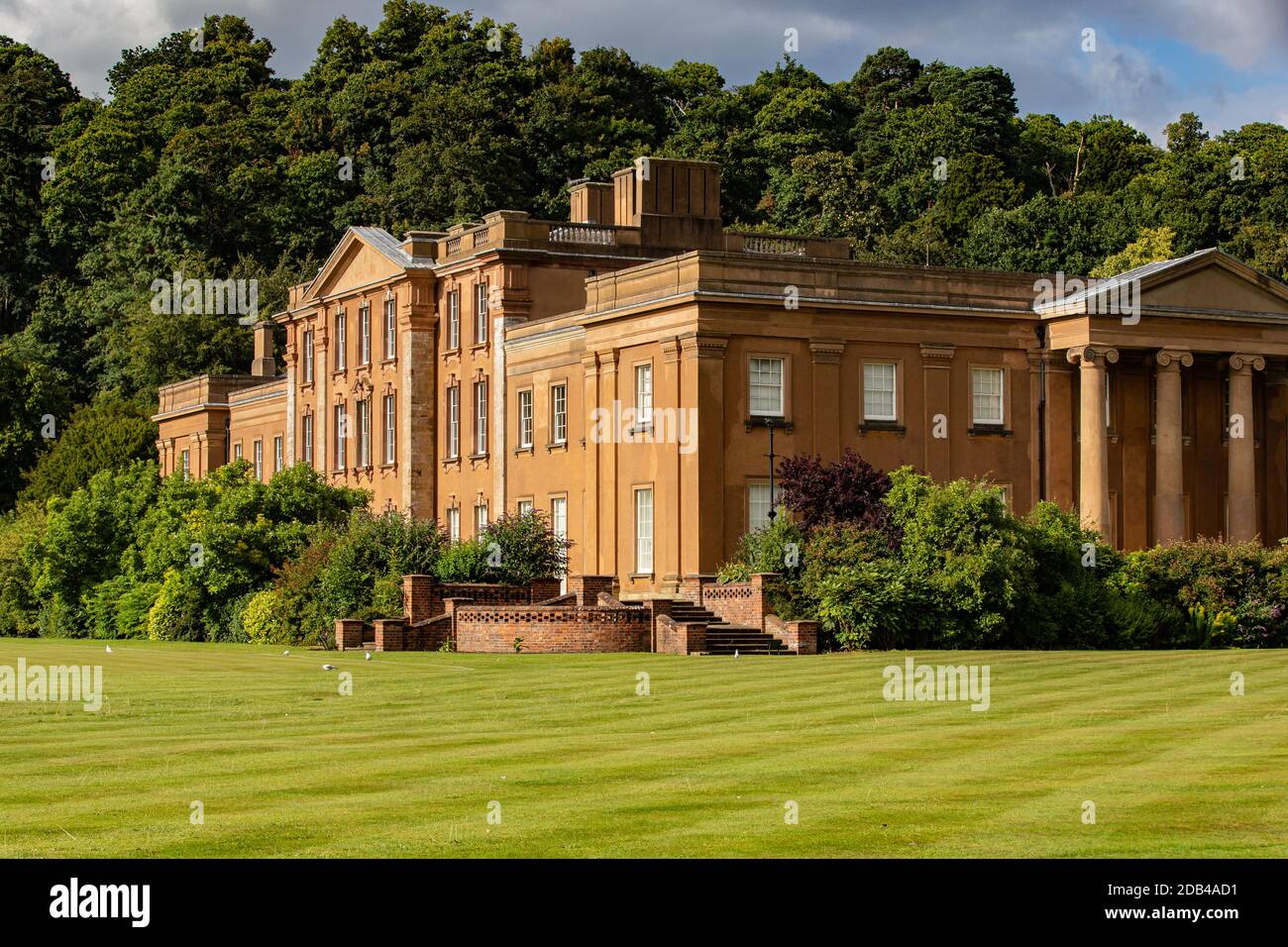 Himley Hall and park, Dudley in the sunshine Stock Photo