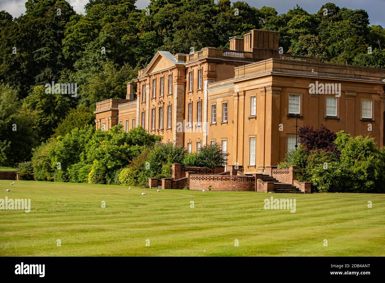 Himley Hall and park, Dudley in the sunshine Stock Photo