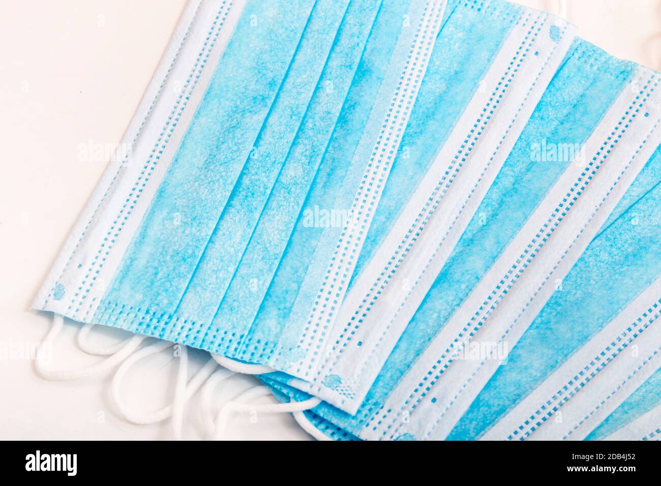 Medical protective masks isolated on a white background Stock Photo - Alamy