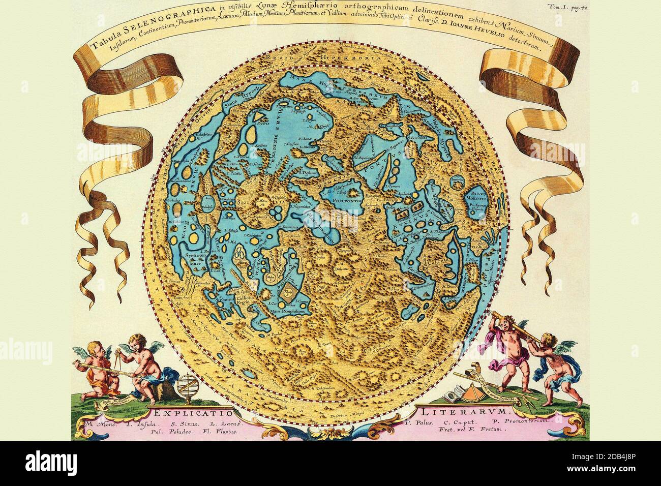 Antique celestial map hi-res stock photography and images