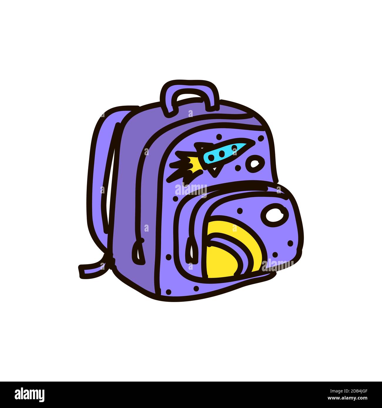 Schoolbag Stock Illustrations – 21,593 Schoolbag Stock