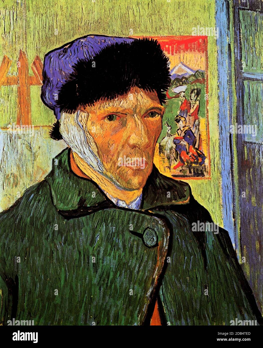 Vincent Van Gogh with Bandaged Ear Stock Photo - Alamy