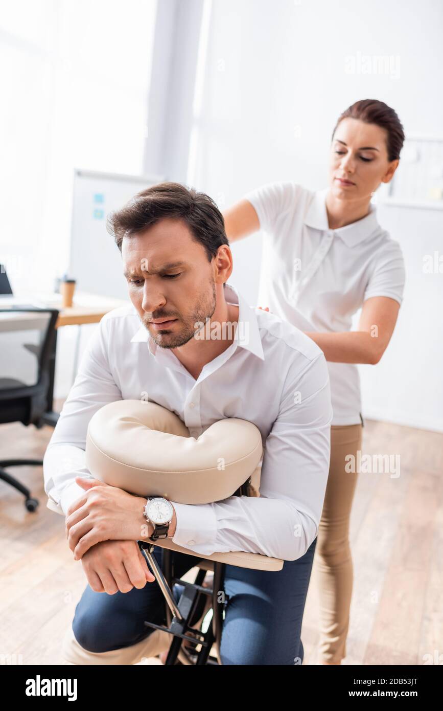 Sit down massage chair sale