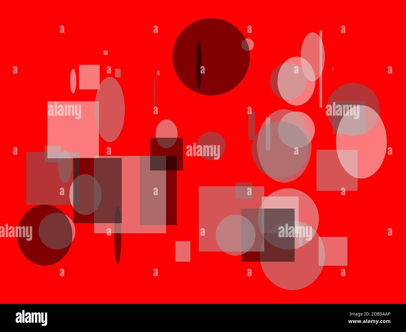 Abstract minimalist grey illustration with circle and ellipses squares ...