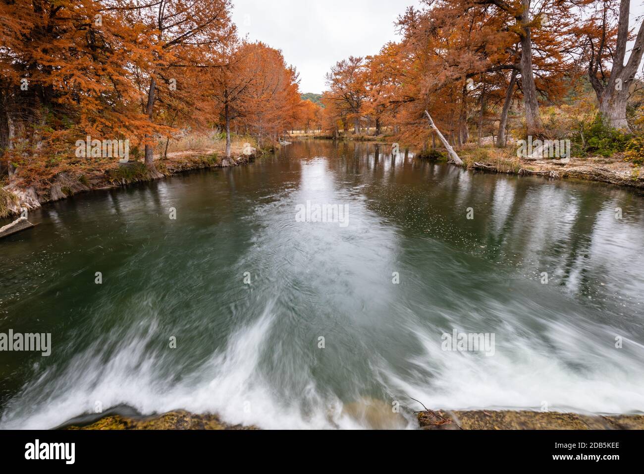 Fall colors in the Texas Hill Country Stock Photo Alamy