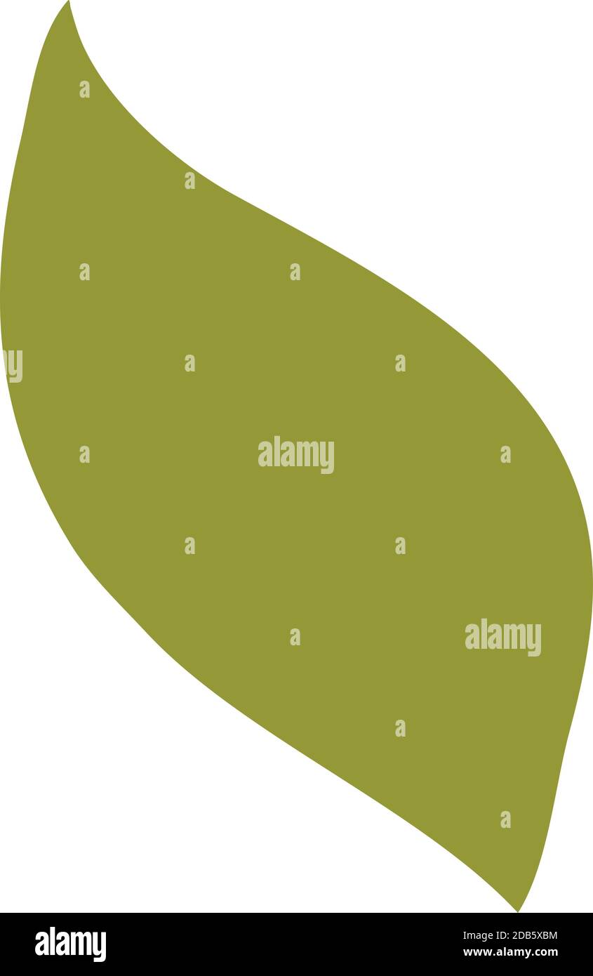 Green leaf icon, cartoon and flat style Stock Vector Image & Art - Alamy