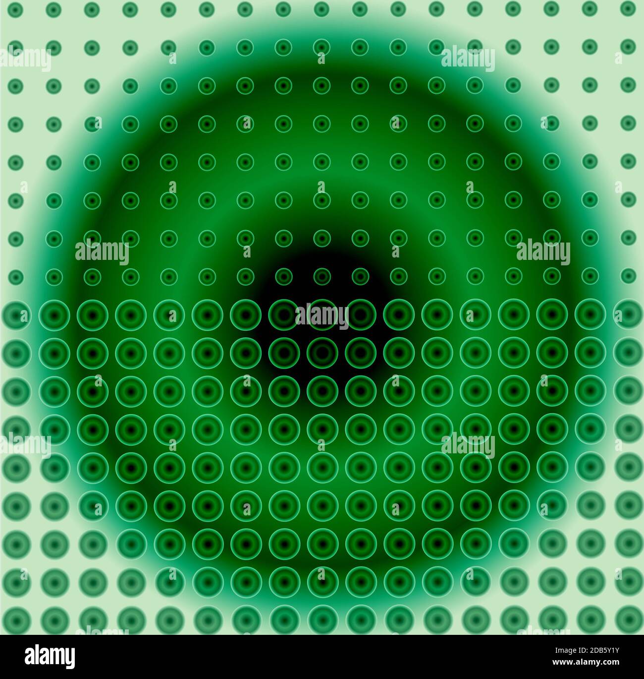 abstract green background with circles Stock Photo - Alamy