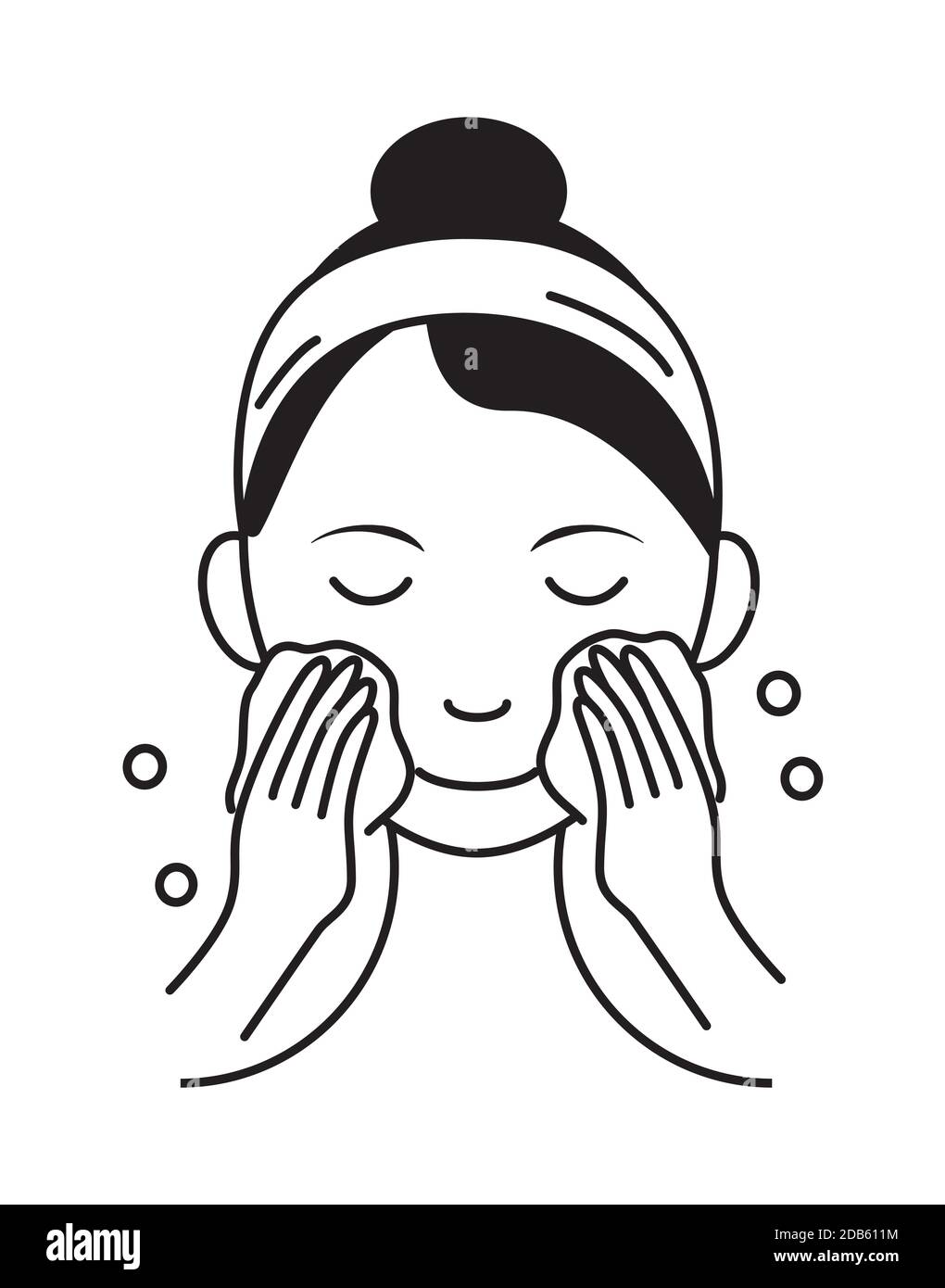 Skin whitening asian Stock Vector Images Alamy