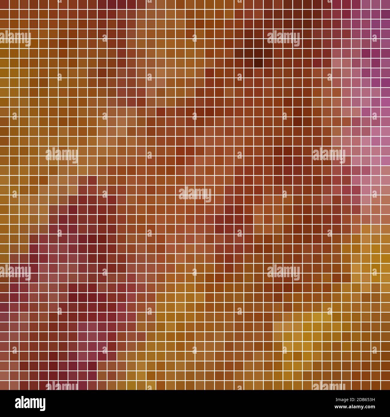 abstract square pixel mosaic background - yellow and violet Stock Photo ...