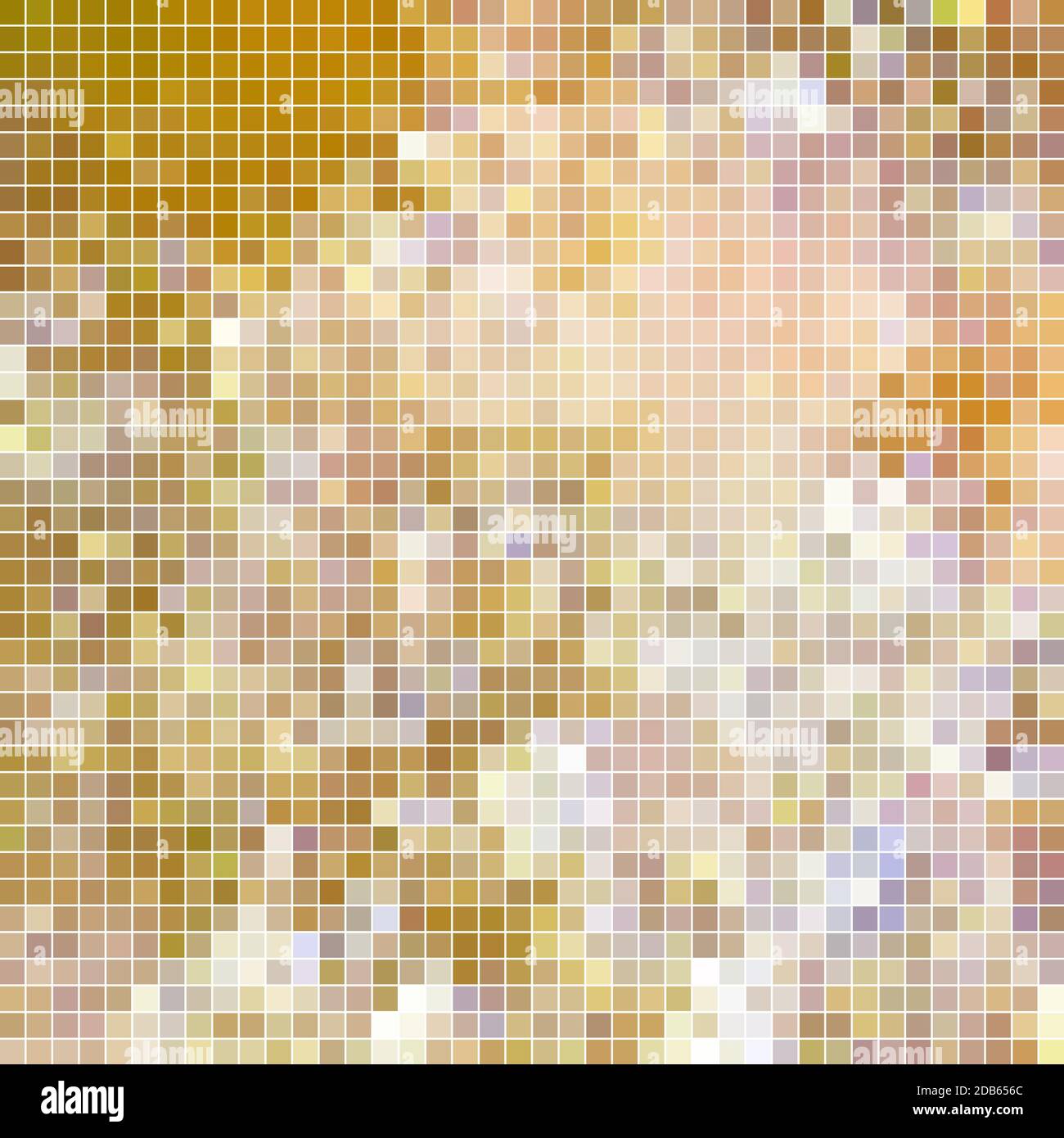 abstract square pixel mosaic background - yellow Stock Photo - Alamy