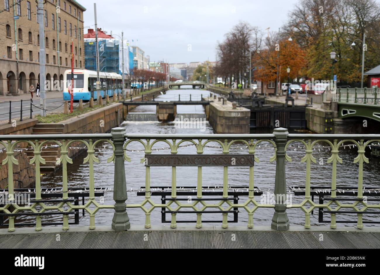 Drottningtorgsbron in Gothenburg Stock Photo