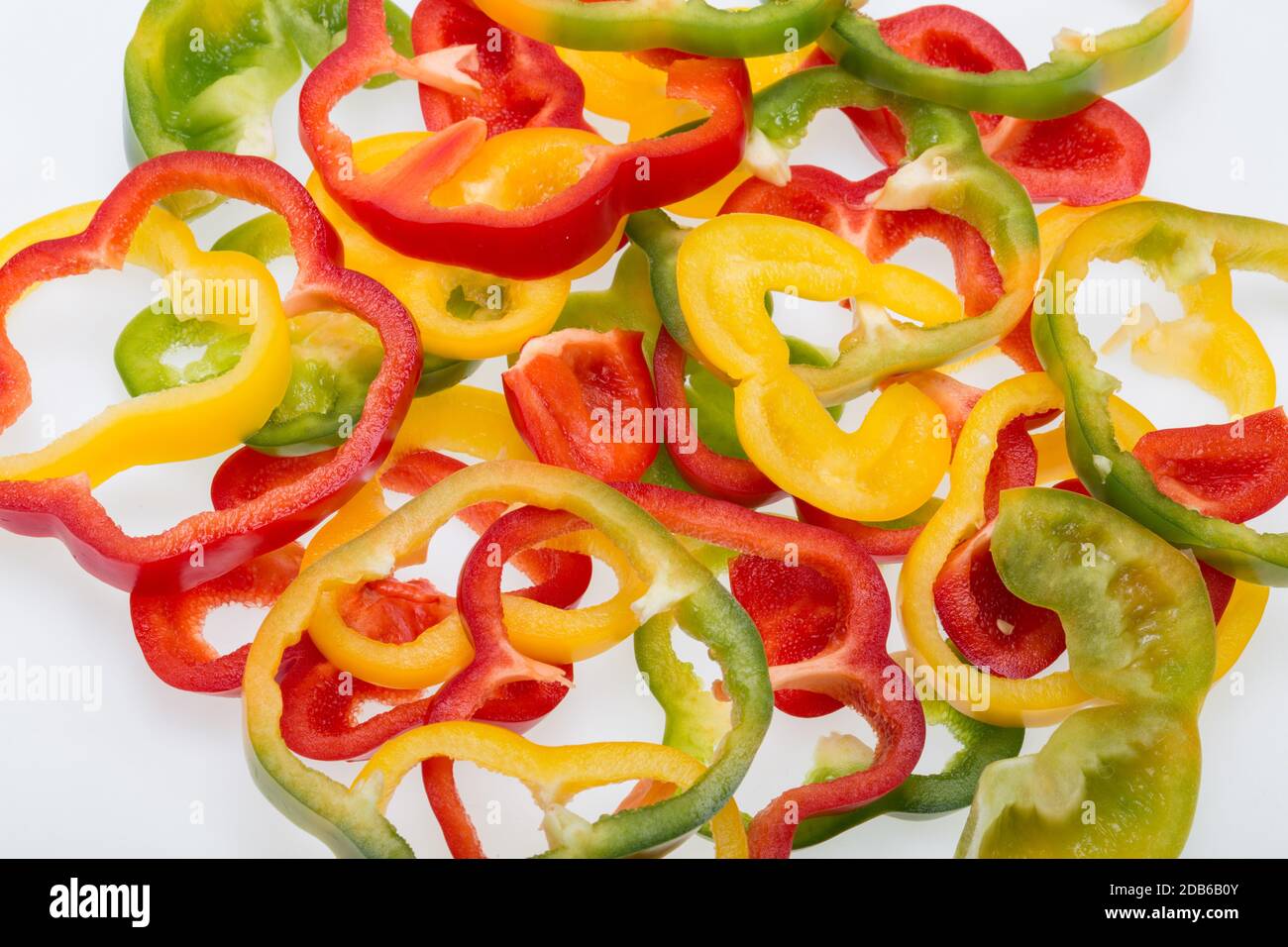 sweet pepper isolated on white background Stock Photo - Alamy