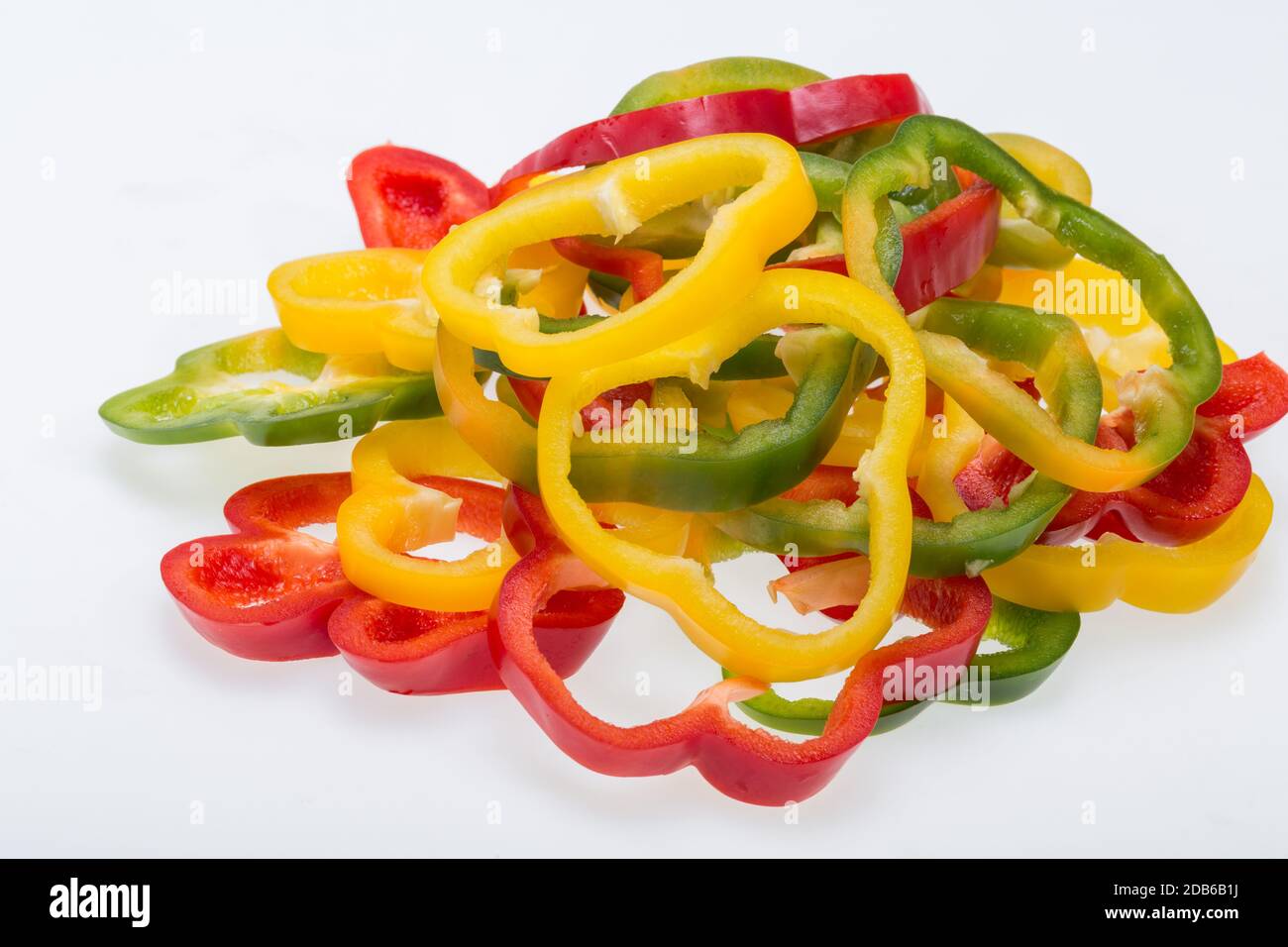sweet pepper isolated on white background Stock Photo - Alamy