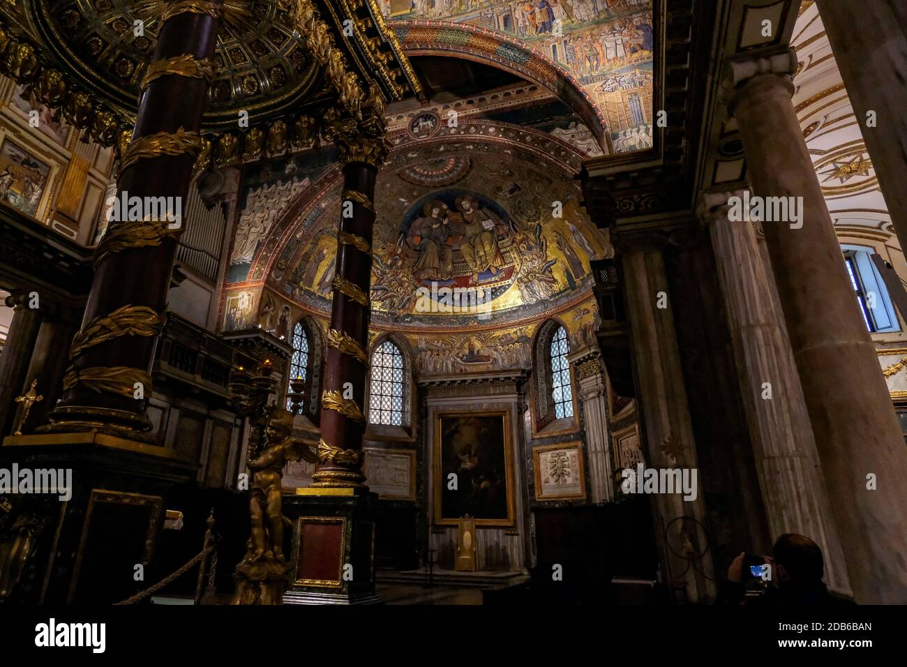 Details of the Interior of Basilica Papale di Santa Maria Maggiore ...