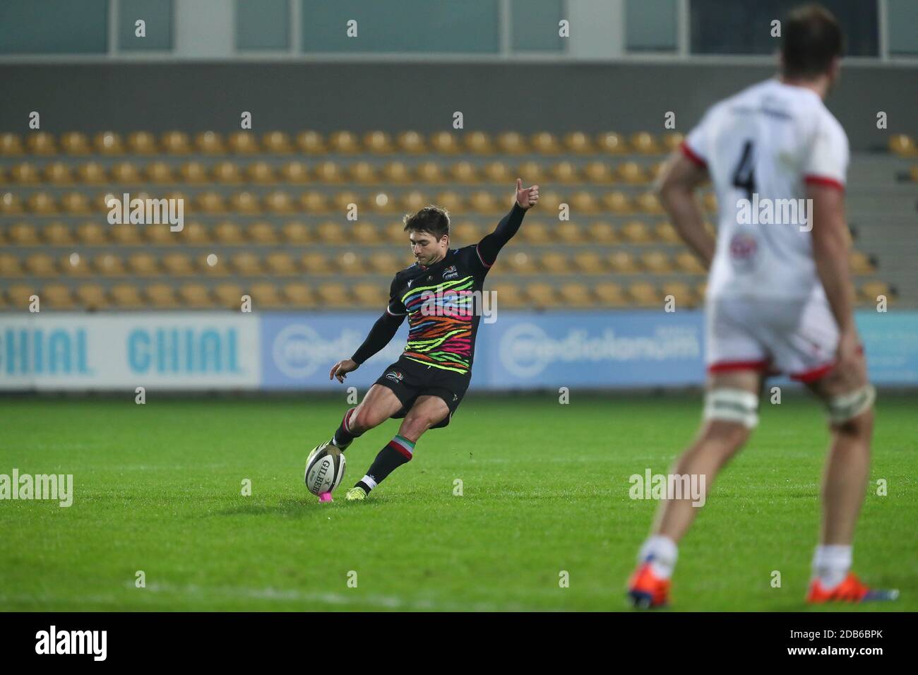 Parma, Italy. 16th Nov, 2020. parma, Italy, Sergio Lanfranchi stadium, 16 Nov 2020, Antonio Rizzi (Zebre) during Zebre Rugby vs Ulster Rugby - Rugby Guinness Pro 14 match - Credit: LM/Massimiliano Carnabuci Credit: Massimiliano Carnabuci/LPS/ZUMA Wire/Alamy Live News Stock Photo